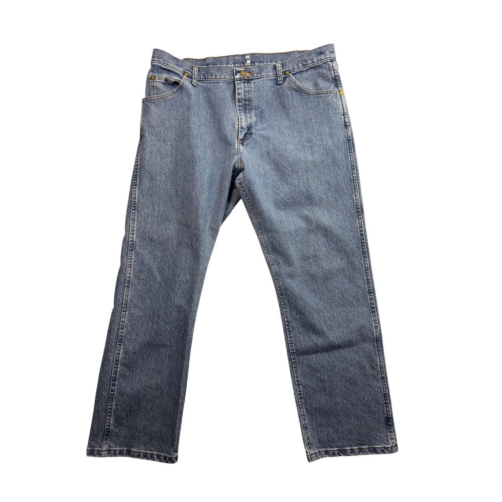Wrangler Cowboy Cut Regular Fit Jeans Mens 38x30 Blue Medium Wash 47MAAMT